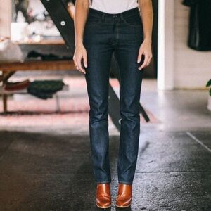 imogene + willie Women’s Straight Leg Jeans in Dark Indigo